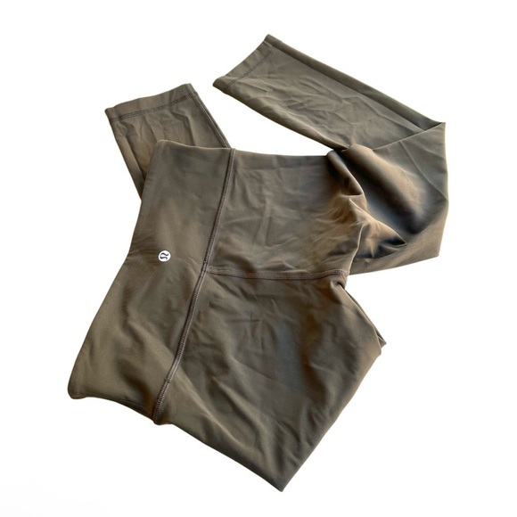Lululemon Legging Olive Green Women Size 4 - Picture 1 of 8